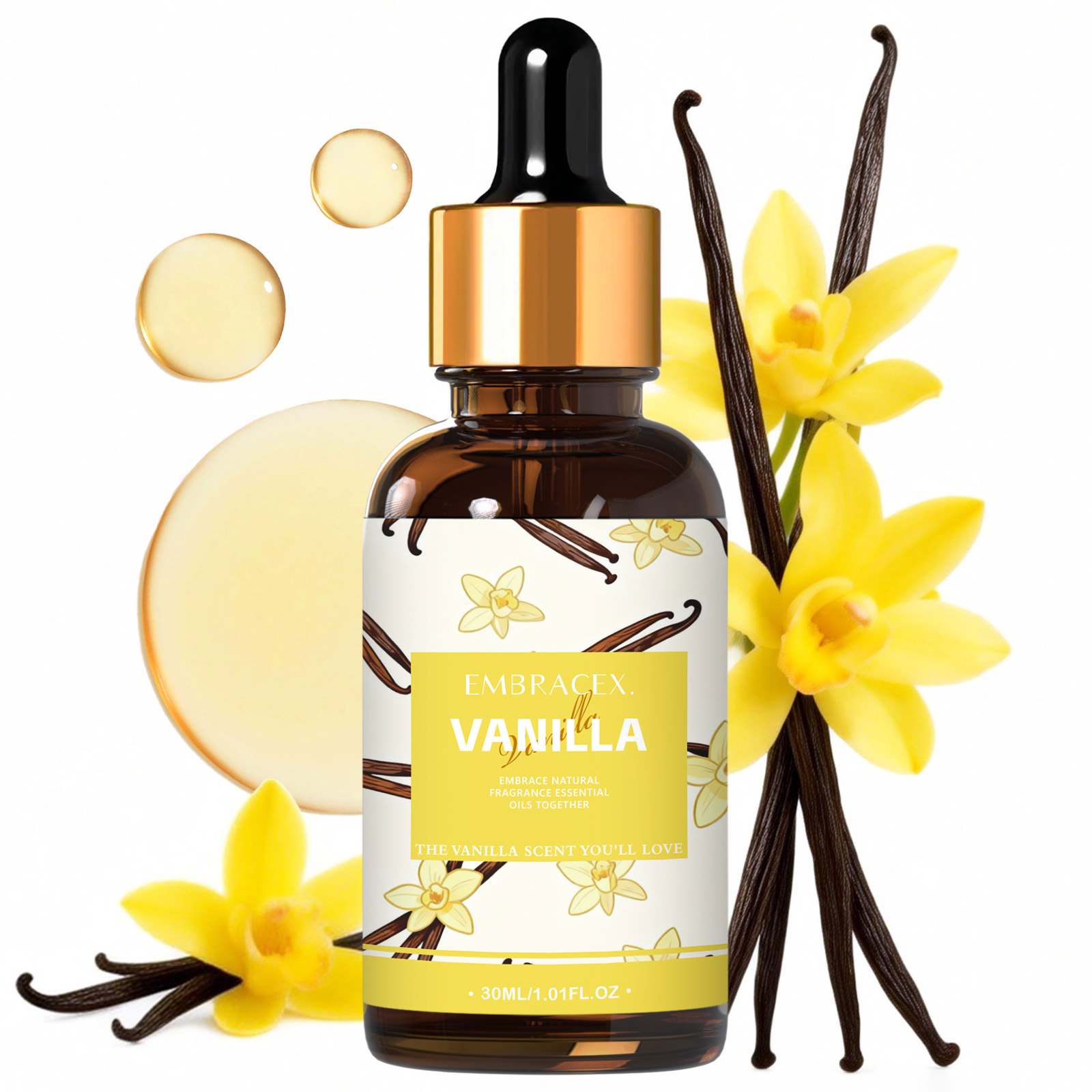 Home Fragrance Gift - Aceites Aromáticos de Vainilla de 30ml