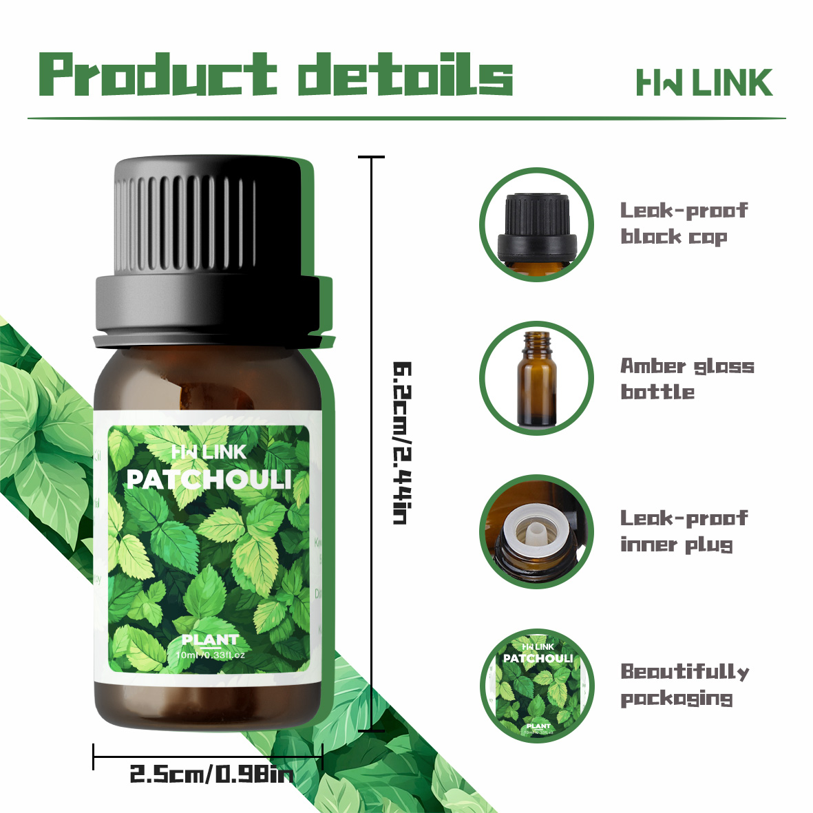 Aceite Esencial de Pachuli 10m - Home Fragrance Gift reseña y precio