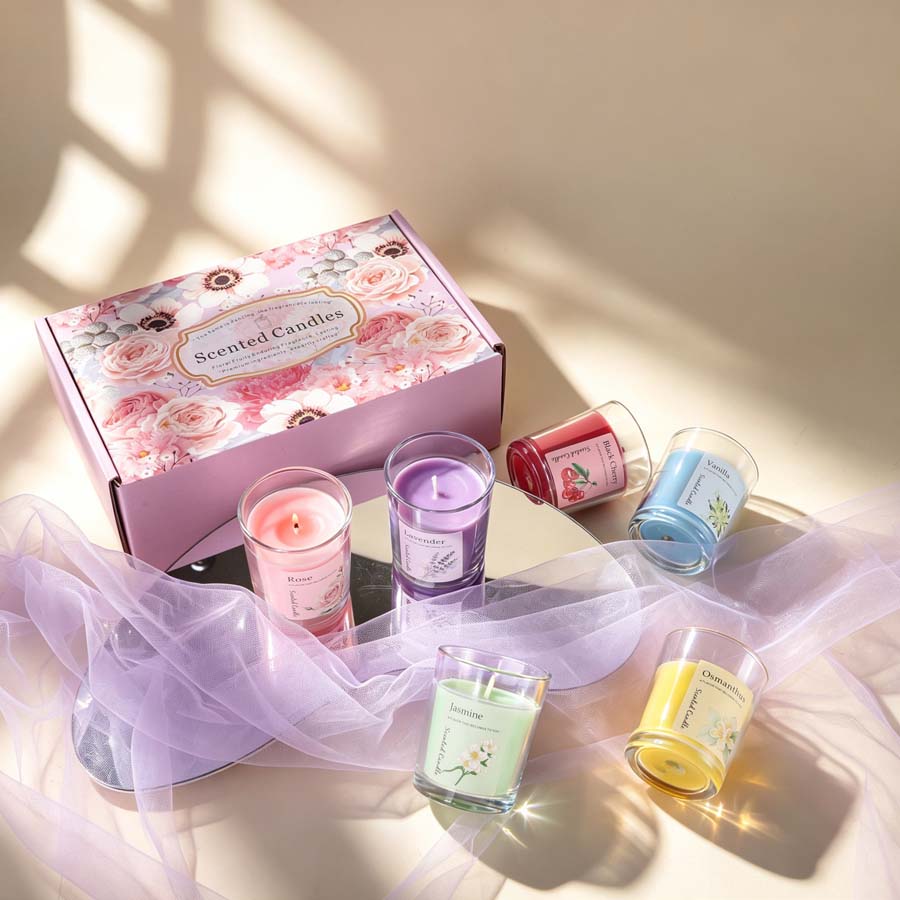 Set de Regalo de Velas Aromáti - Home Fragrance Usa reseña y precio